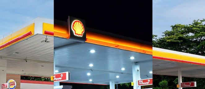estación de servicio Shell