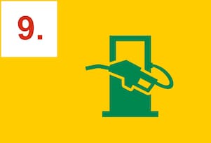 Surtidor y manguera de combustible