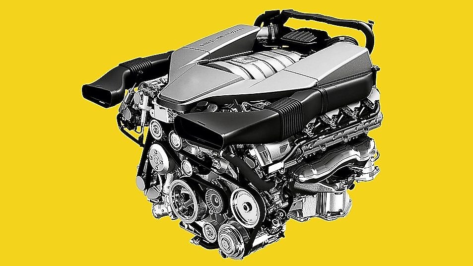 Motor de auto con inyectores de combustible