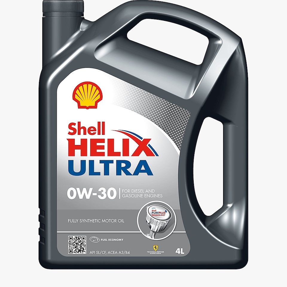 Foto del envase de Shell Helix Ultra 0W-30