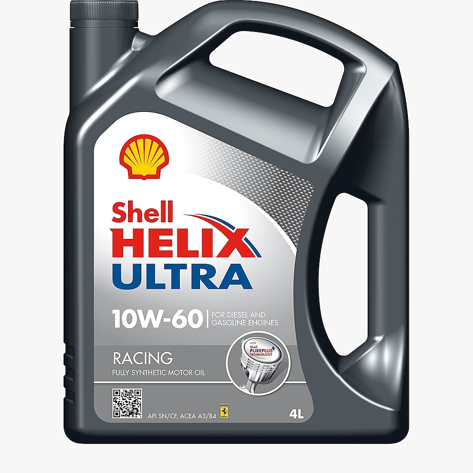 Foto del envase de Shell Helix Ultra Racing 10W-60