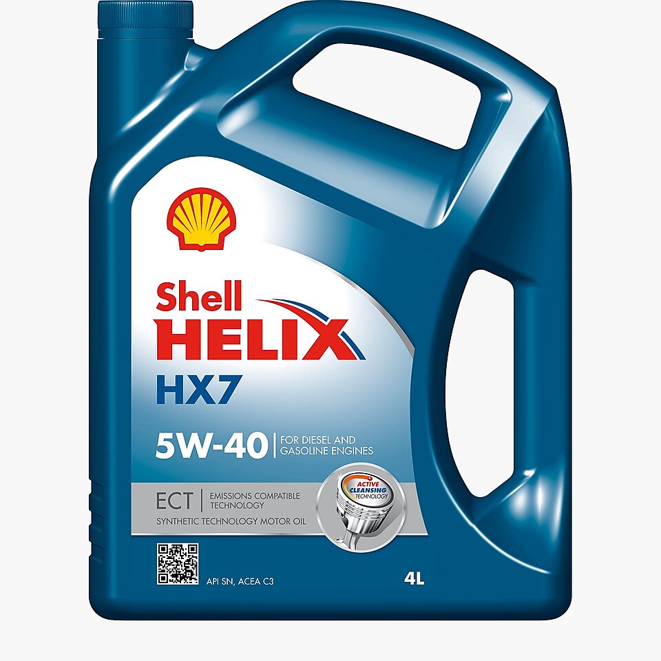 Foto del envase de Shell Helix HX7 ECT 5W-40