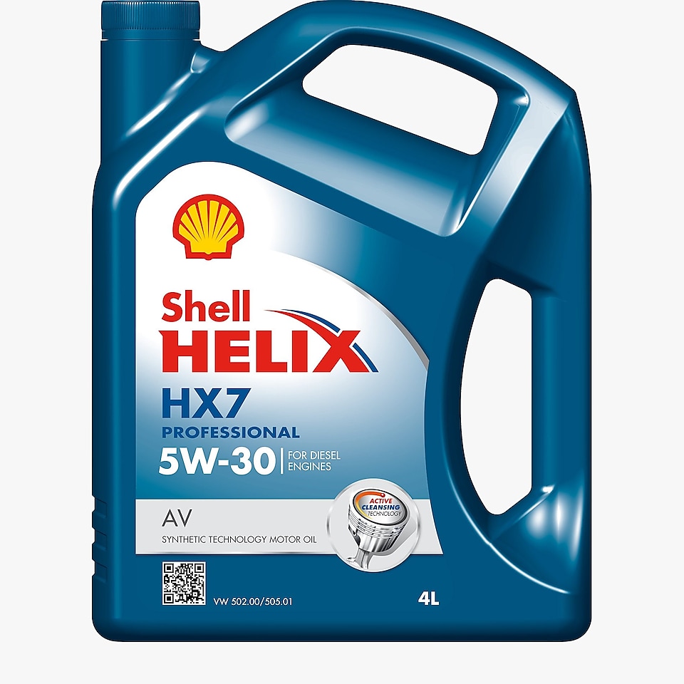 Foto del envase de Shell Helix HX7 Profesional AV 5W-30