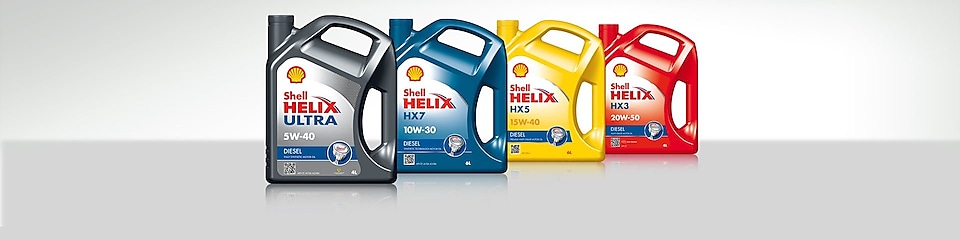 Gama de lubricantes Shell Helix Diesel