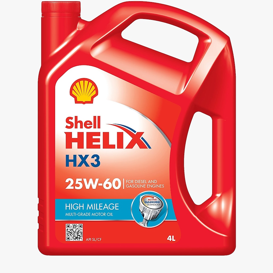 Foto del envase de Shell Helix HX3 25W-60