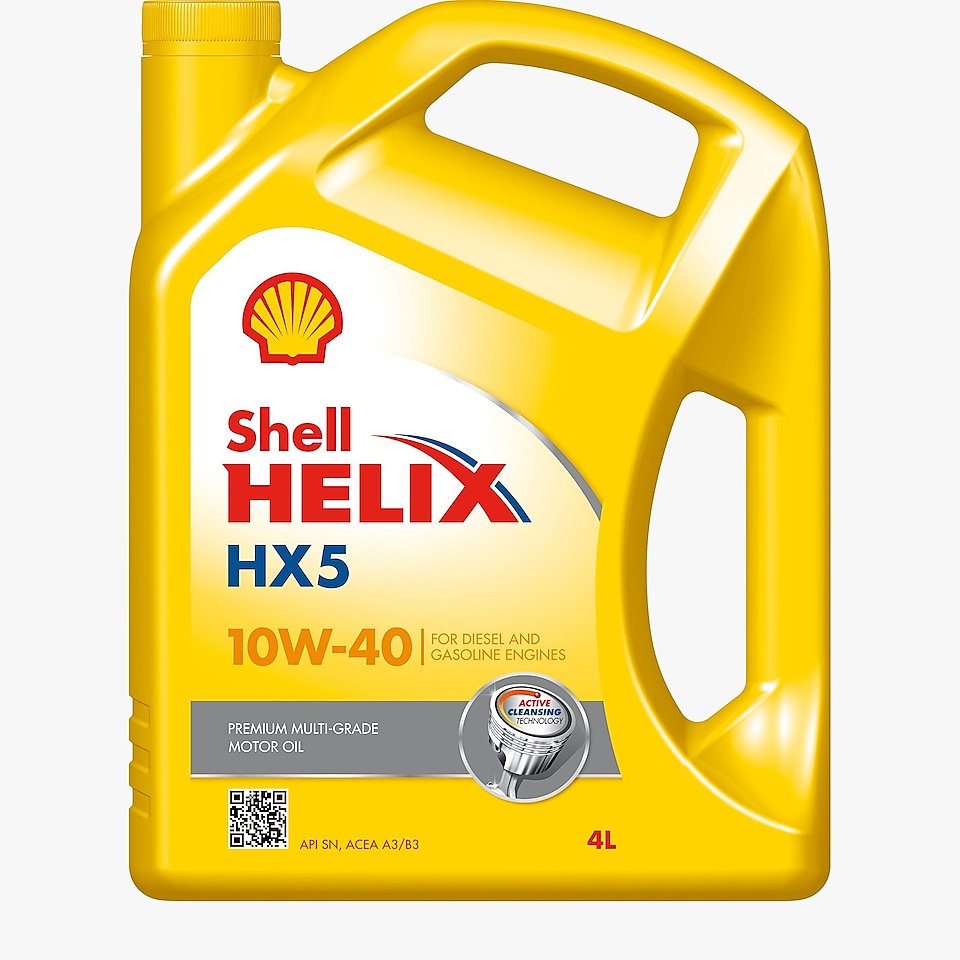 Foto del envase de Shell Helix HX5 10W-40